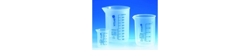 PP Beaker Blue Graduation – Laboratory Chemical Beaker