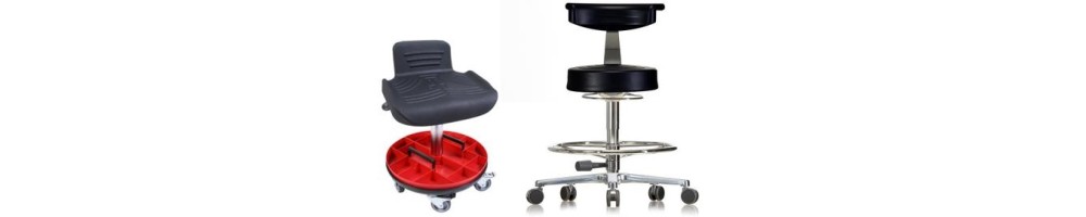 Hocker & Stehhilfen – Ergonomische Laborstühle für Chemie