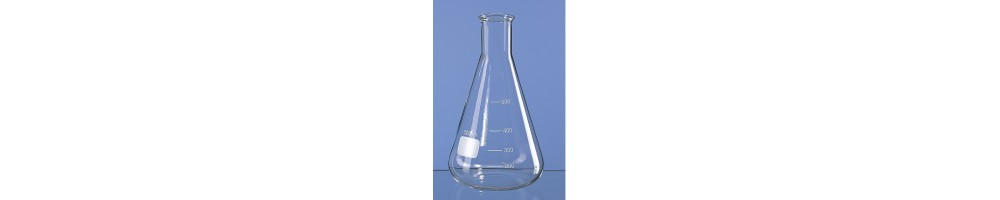 Narrow Neck Borosilicate Erlenmeyer Flasks – Chemistry Labware
