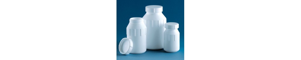 Butelki PTFE szerokootworowe – Odporne chemicznie