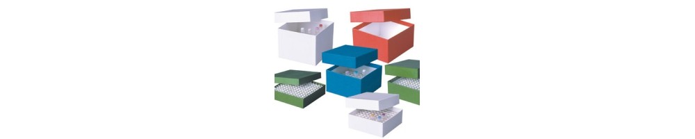 Kryoboxen & Stegeinsätze Karton – Chemische Probenlagerung