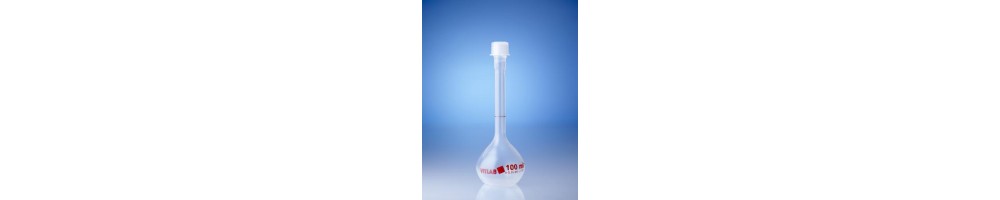 Volumetric Flask PMP Class B Screw Cap – Precise Laboratory Measurement