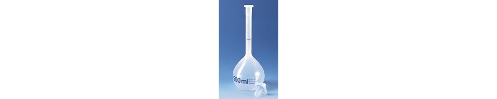 Volumetric Flasks PP Class B with Stopper – Precise Volume Measurement