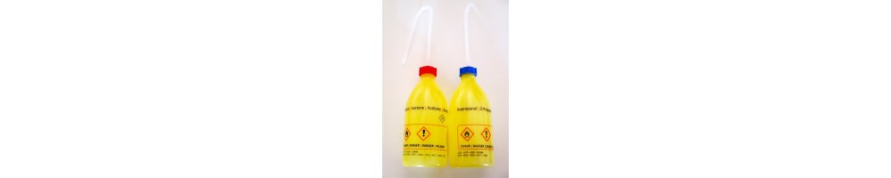 Safety Wash Bottles PE-LD Narrow Neck Yellow – Chemical Resistant Bottles