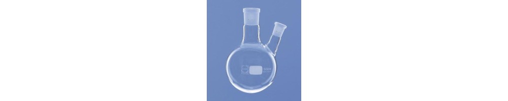 Round Bottom Flask Two Neck NS – Lab Glassware for Chemistry