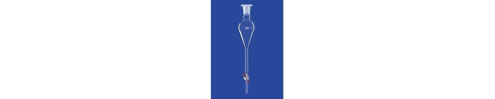 Scheidetrichter nach Gilson aus Glas – Labortrichter für Phasentrennung