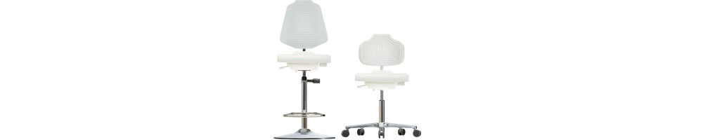 Laborstühle für GMP-Bereich – Ergonomische Stühle für Labore